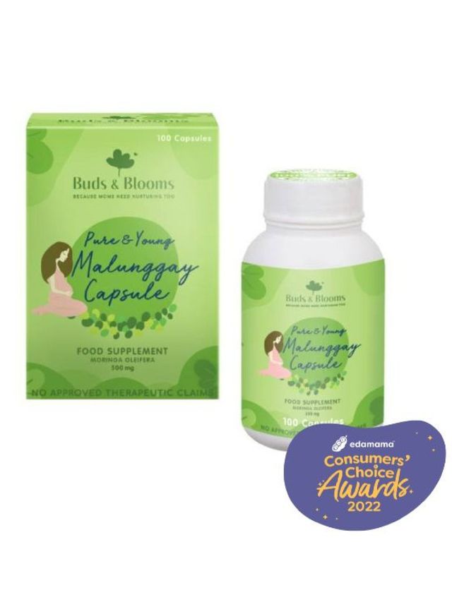 Buds and Blooms Pure & Young Malunggay Capsules (100